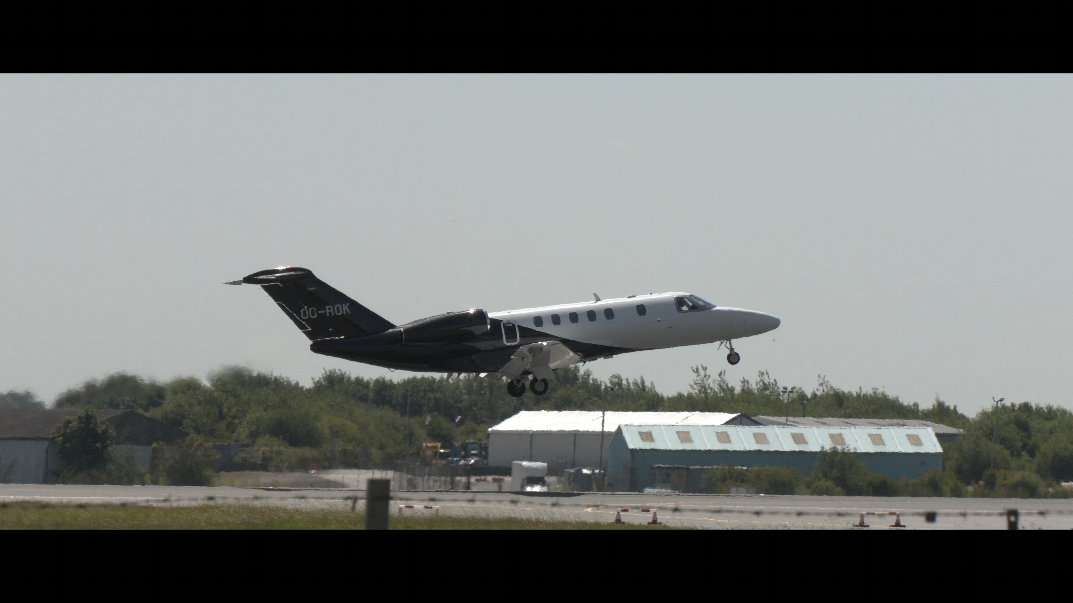 Cessna Citation CJ4 Departing Stansted
